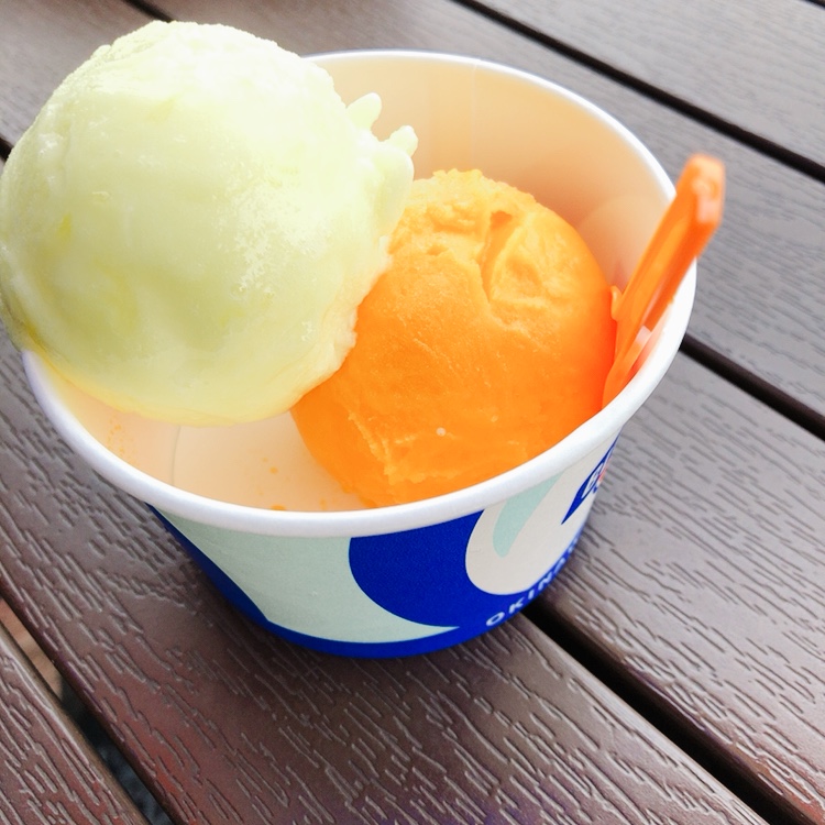 沖縄旅行④親切な対応に感動「ブルーシールアイスクリーム」